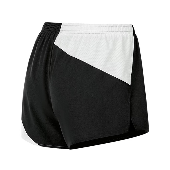 Asics split running shorts size large black and white BNWT - Picture 6 of 7